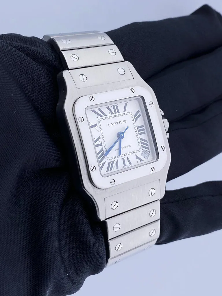 Cartier Santos 2823 32mm Stainless steel White 2
