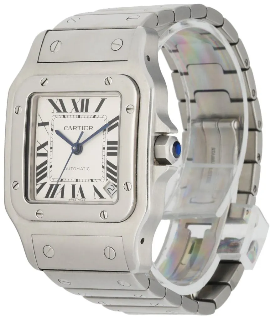 Cartier Santos 2823 32mm Stainless steel White 5
