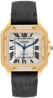 Cartier Santos WJSA0008 Yellow gold Silver