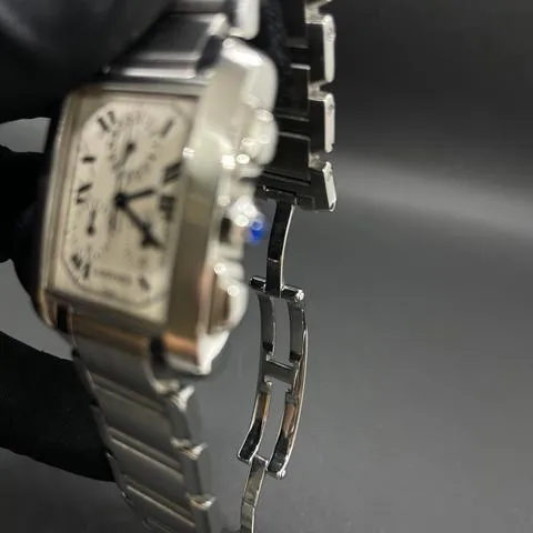 Cartier Tank Française 2303 28mm Stainless steel Champagne 5