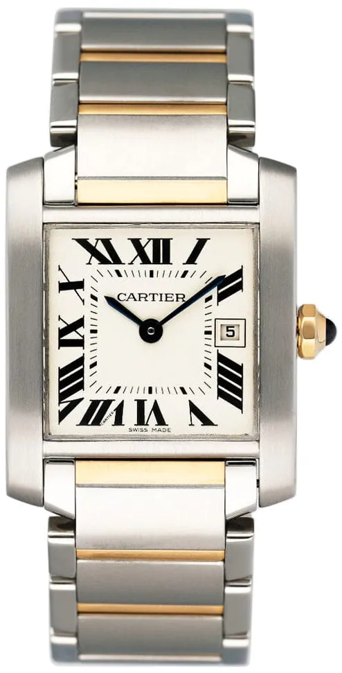Cartier Tank Française W51012Q4 25mm Stainless steel White