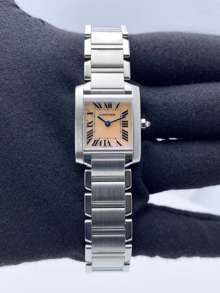 Cartier Tank Française W51028Q3 20mm Stainless steel Mother-of-pearl 2