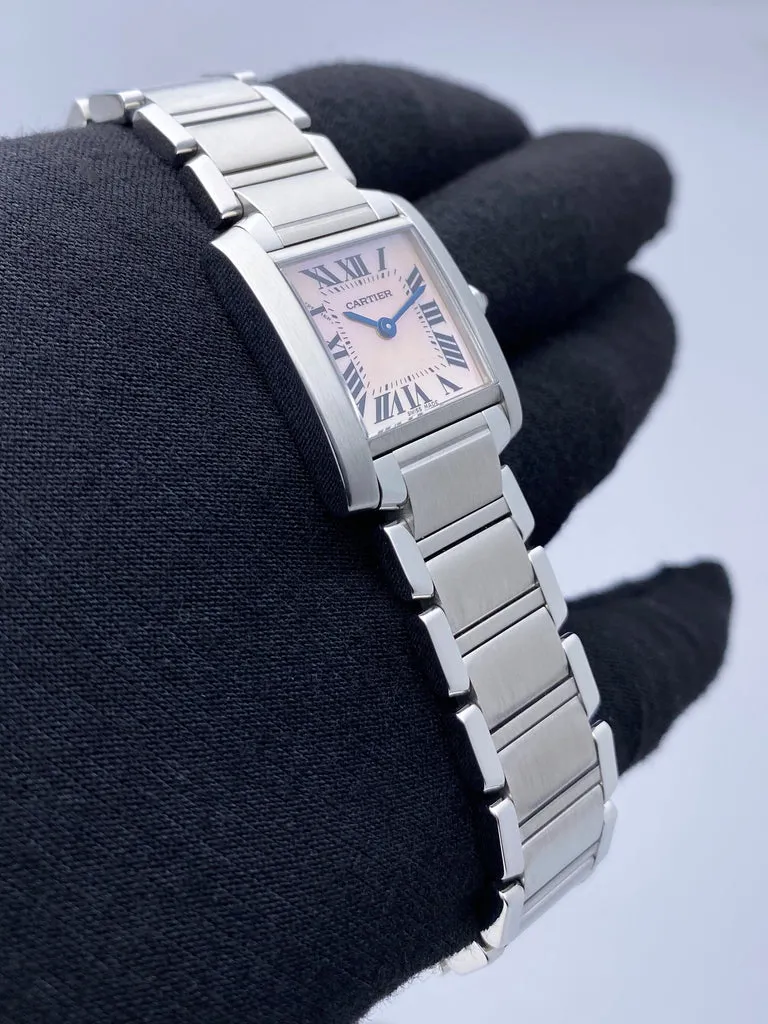 Cartier Tank Française W51028Q3 20mm Stainless steel Mother-of-pearl 3