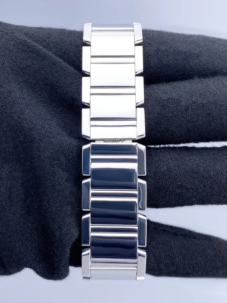 Cartier Tank Française WE1009S3 25mm White gold and diamond-set Silver 6