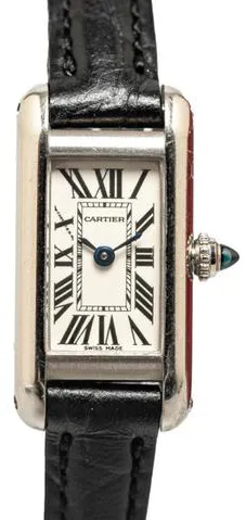 Cartier Tank 14.5mm White gold White 1