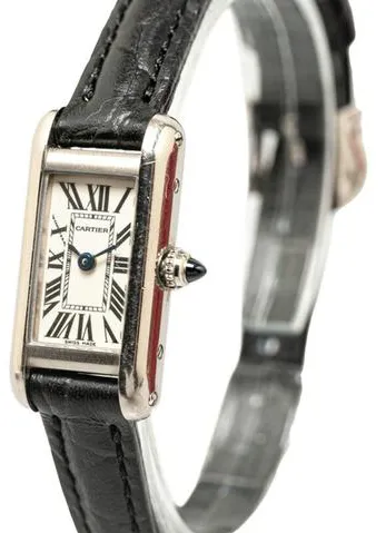 Cartier Tank 14.5mm White gold White 3