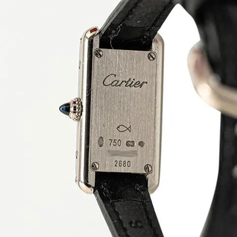 Cartier Tank 14.5mm White gold White 5