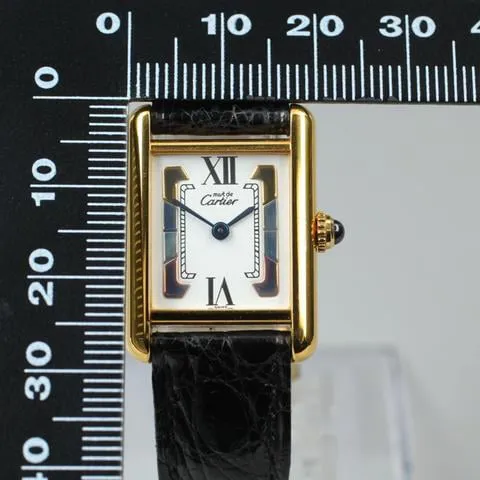 Cartier Tank 20mm Yellow gold Black 9