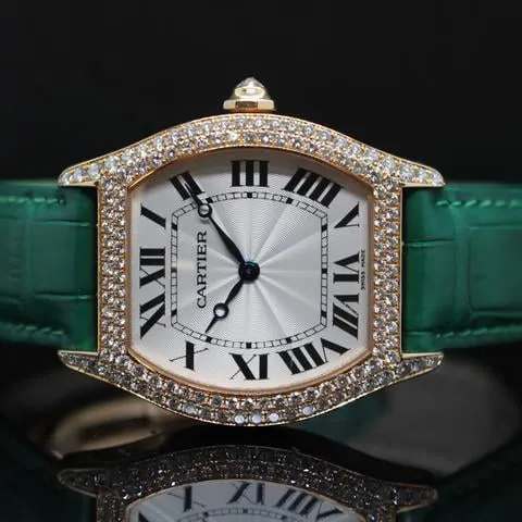 Cartier Tortue 2498E Rose gold Silver