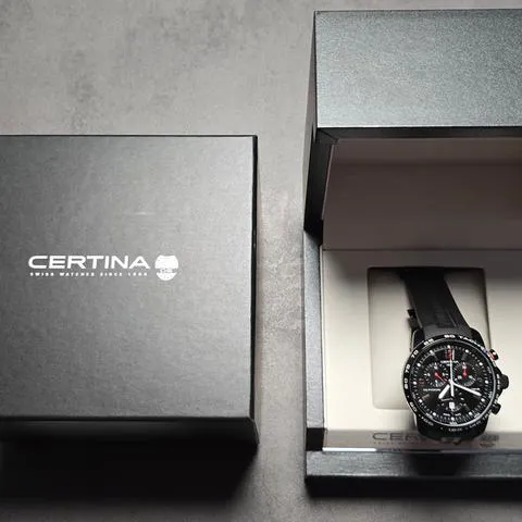 Certina DS Podium Big Size C001.647.17.057.00 44mm Stainless steel Black 4