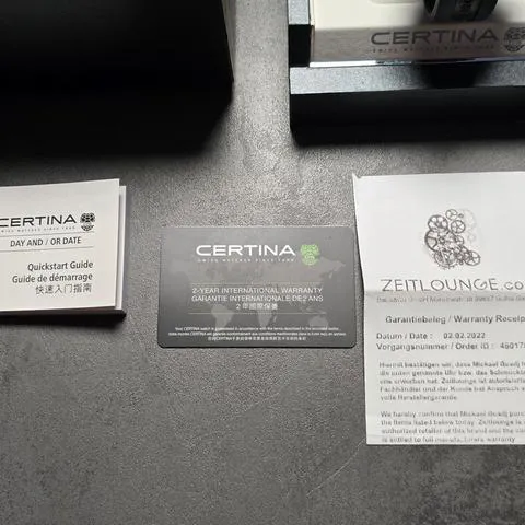 Certina DS Podium Big Size C001.647.17.057.00 44mm Stainless steel Black 5