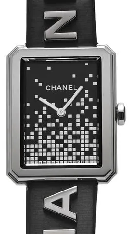 Chanel Boy-Friend H7470 26.5mm Stainless steel Black