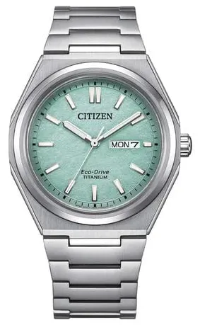 Citizen Eco-Drive 40mm Titanium Green