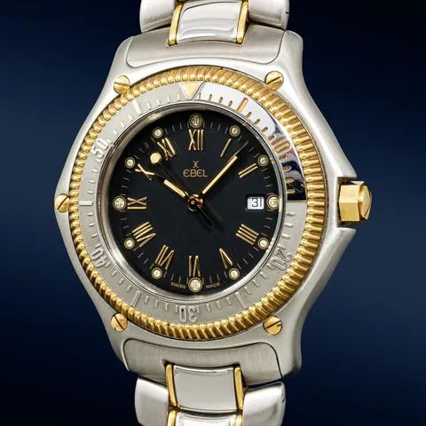 Ebel Discovery 40mm Yellow gold Black