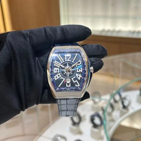 Franck Muller Vanguard V 45 SC DT 53.5mm Stainless steel Blue 1