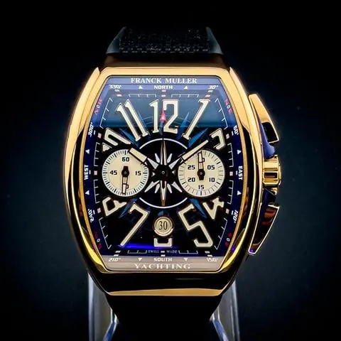 Franck Muller Vanguard V45CCDT 44mm Rose gold Blue