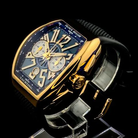 Franck Muller Vanguard V45CCDT 44mm Rose gold Blue 2