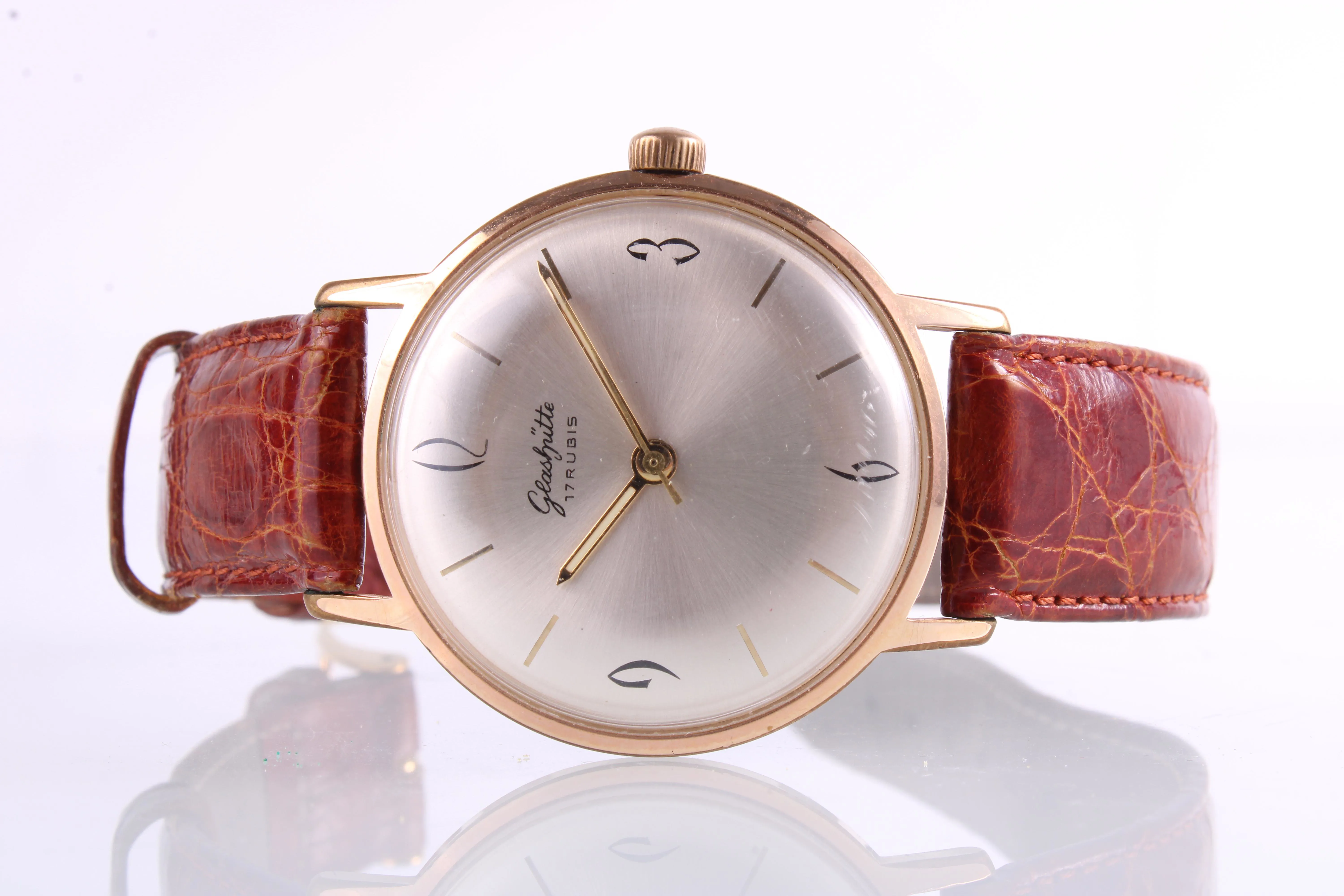 Glashütte 36mm Metal and Gold-plated Silver