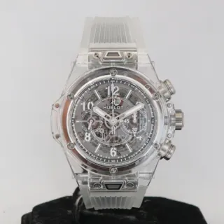 Hublot Big Bang 411.JX.4802.RT Titanium and Sapphire and Resin Skeletonized