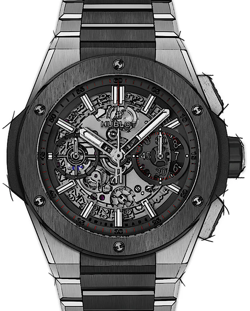 Hublot Big Bang 451.NM.1170.NM 42mm Ceramic and Titanium Skeleton