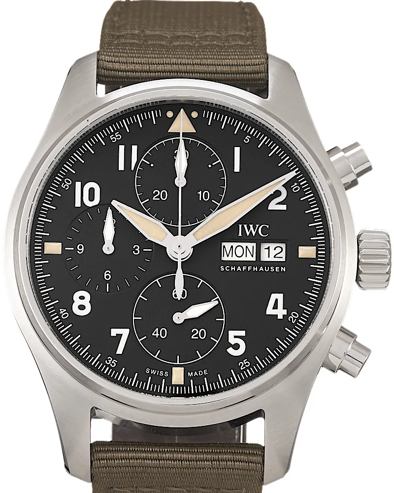 IWC Pilot IW387901 41mm Stainless steel Black