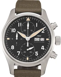 IWC Pilot IW387901 Stainless steel Black