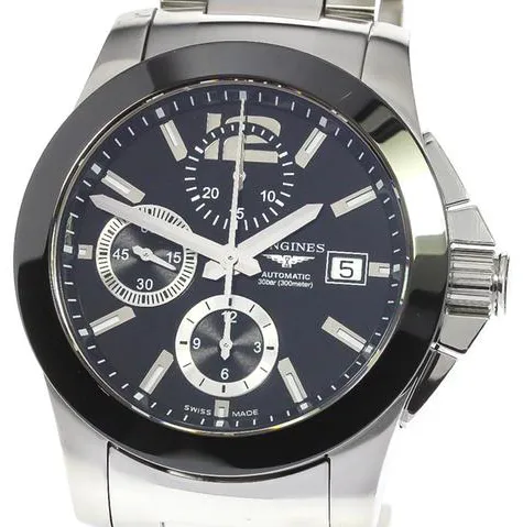 Longines Conquest L3.661.4 41mm Stainless steel Black
