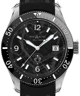 Montblanc Iced Sea MB129372 41mm Stainless steel Black