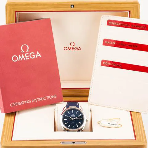 Omega Aqua Terra 220.12.41.21.03.007 41mm Stainless steel Blue 2