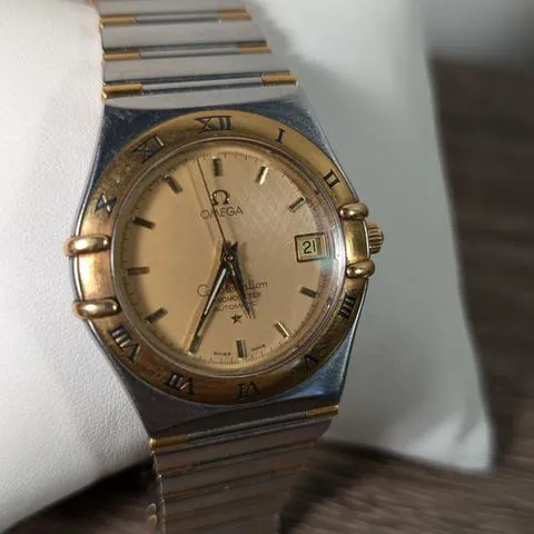 Omega Constellation 1202.30.00 36mm Yellow gold and Stainless steel Silver