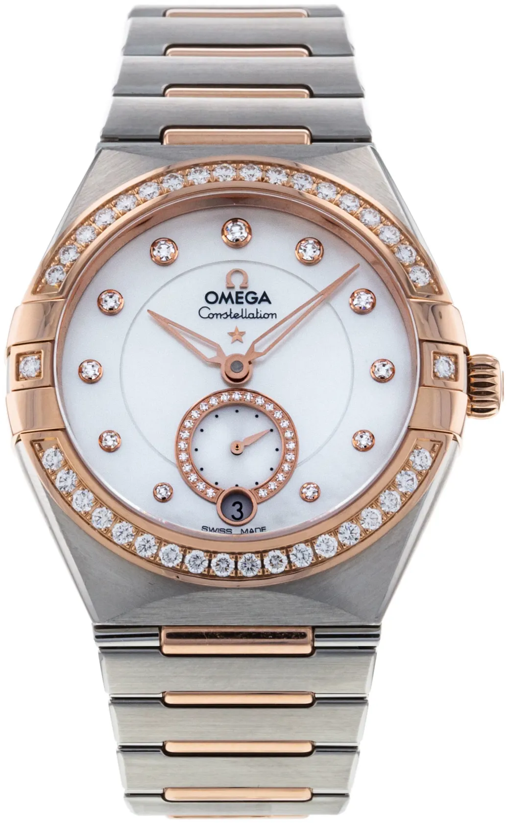 Omega Constellation 131.25.34.20.55.001 34mm Steel & rose gold •