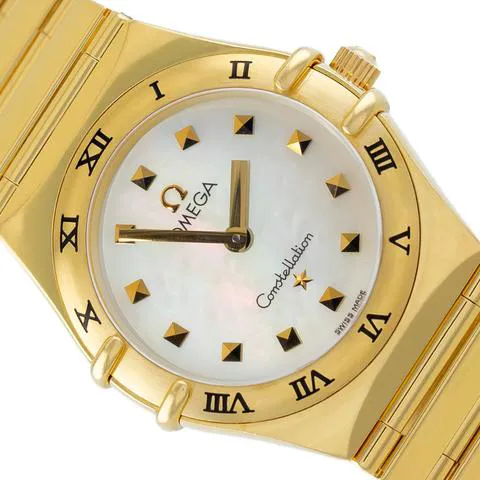 Omega Constellation Ladies 11717100 25.5mm Yellow gold Mother-of-pearl