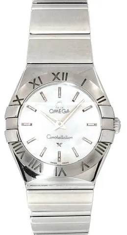 Omega Constellation Quartz 123.10.24.60.05.001 24mm Stainless steel White