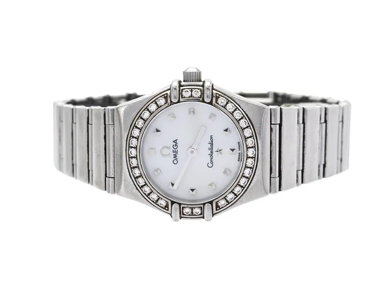 Omega Constellation ST 895.1243 22.5mm Stainless steel and Diamond Mother-of-pearl