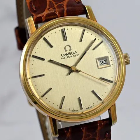 Omega Genève 166.0202 35mm Stainless steel Gold 10