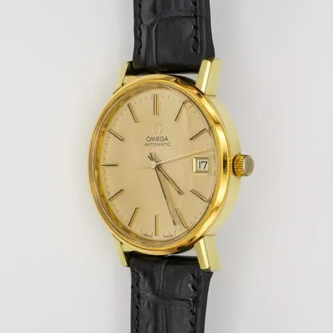 Omega Genève 166.0202 35mm Yellow gold and stainless steel Gold 2