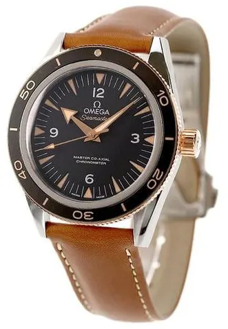 Omega Seamaster 300 233.22.41.21.01.002 48mm Yellow gold and stainless steel Black