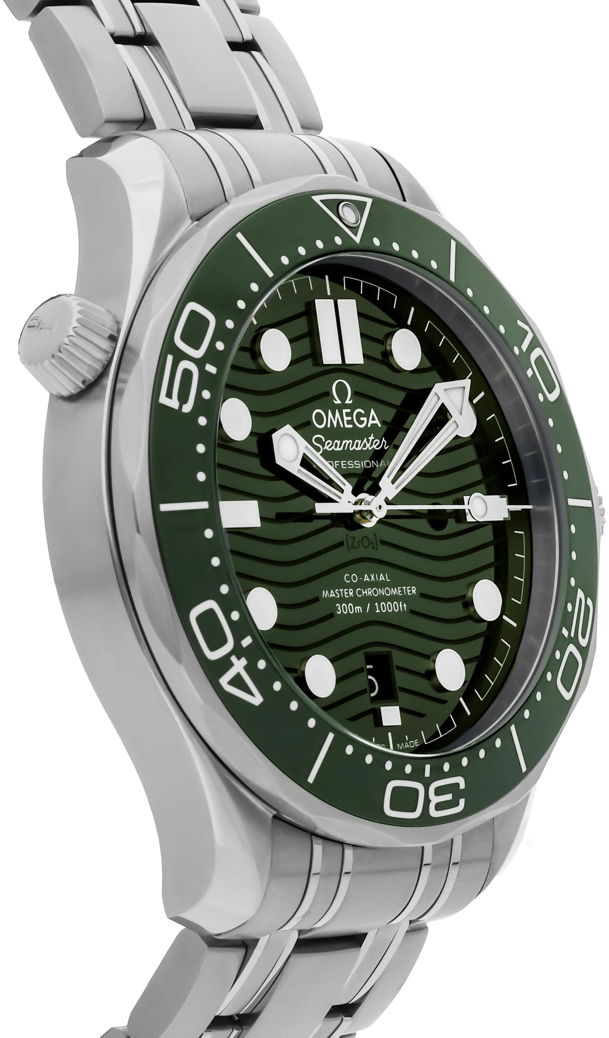 Omega Seamaster Diver 300M 210.30.42.20.10.001 42mm Stainless steel Green 2