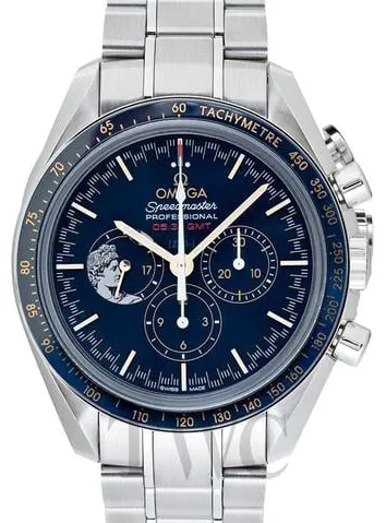 Omega Speedmaster Moon watch 311.30.42.30.03.001 42mm Stainless steel Blue