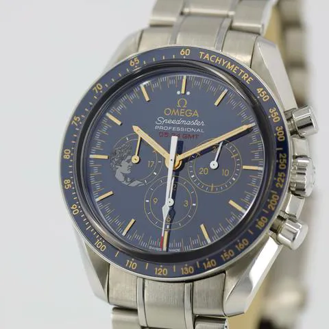 Omega Speedmaster Moon watch 311.30.42.30.03.001 42mm Stainless steel Blue 3