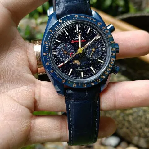 Omega Speedmaster Professional Moonwatch 304.93.44.52.03.002 44.5mm Ceramic Blue 2