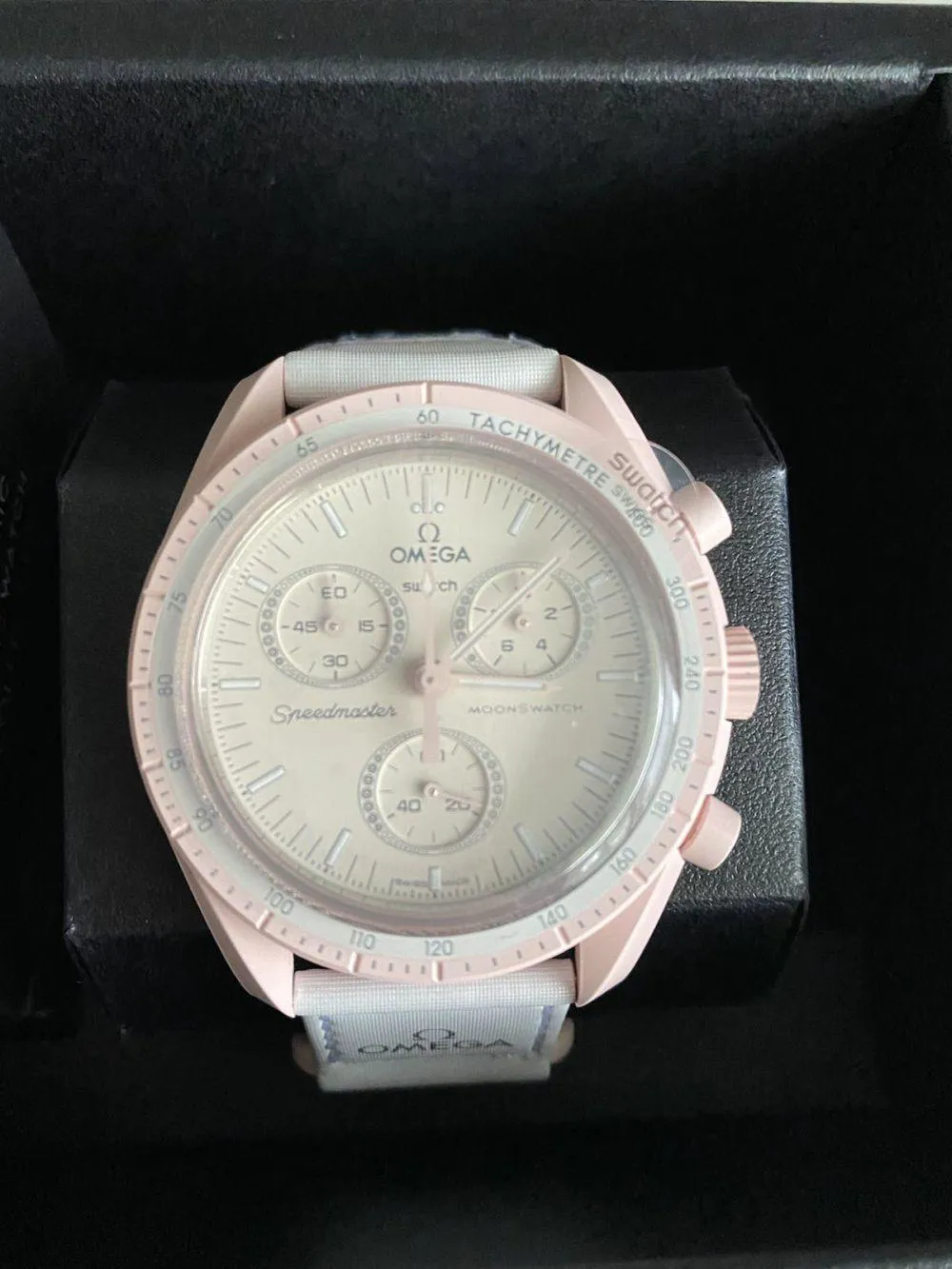 Swatch Moonswatch Pink 3