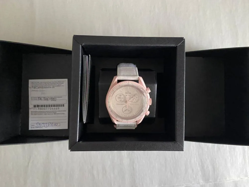 Swatch Moonswatch Pink 4