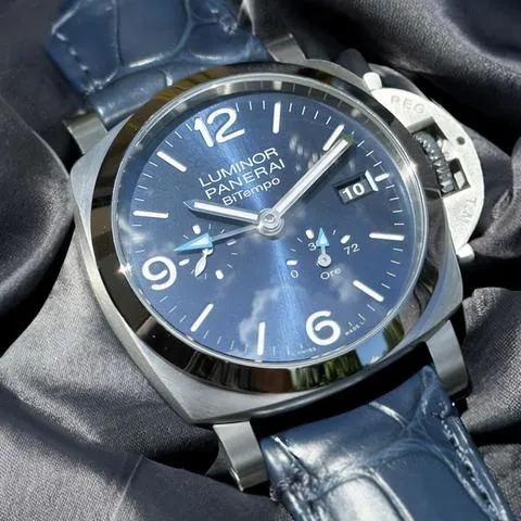 Panerai Luminor 1950 PAM 01361 44mm Stainless steel Blue