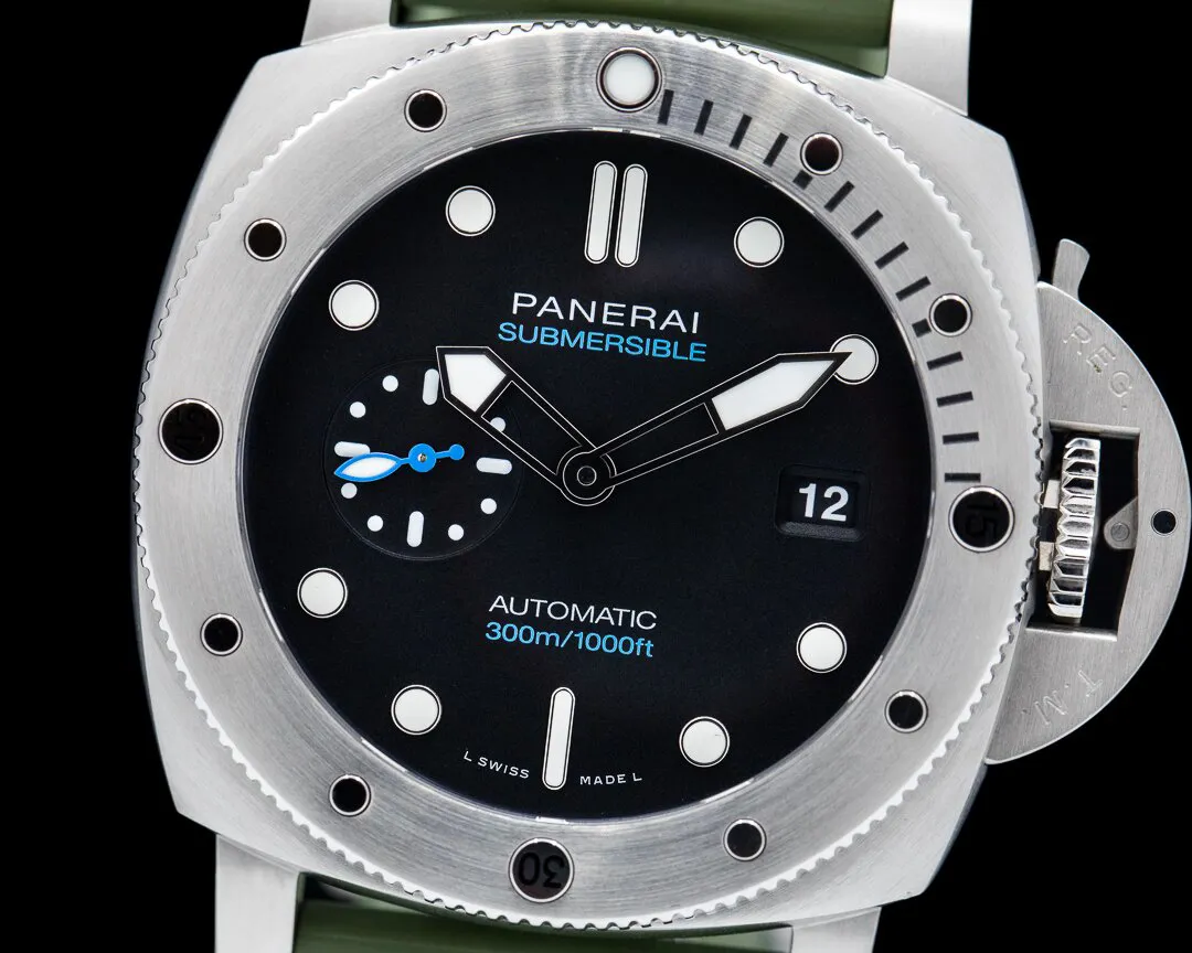 Panerai Luminor Marina Automatic PAM 01229 44mm Stainless steel Black 1