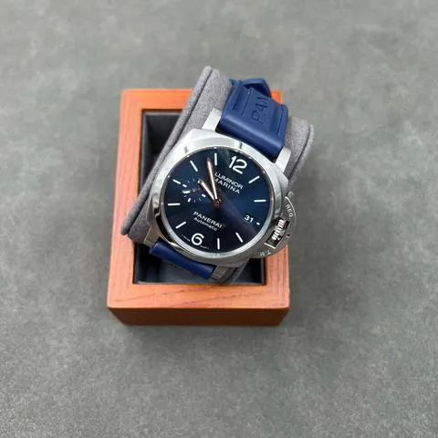 Panerai Luminor Marina PAM01393 42mm Stainless steel Blue 2