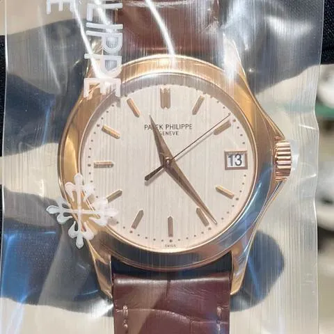 Patek Philippe Calatrava 5107R-001 37mm Rose gold Silver