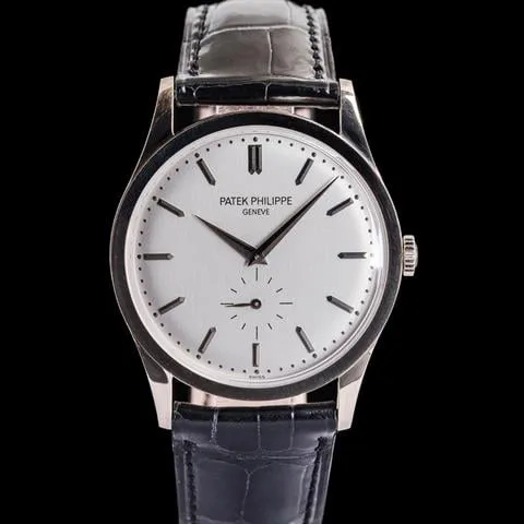 Patek Philippe Calatrava 5196G 37mm White gold Silver