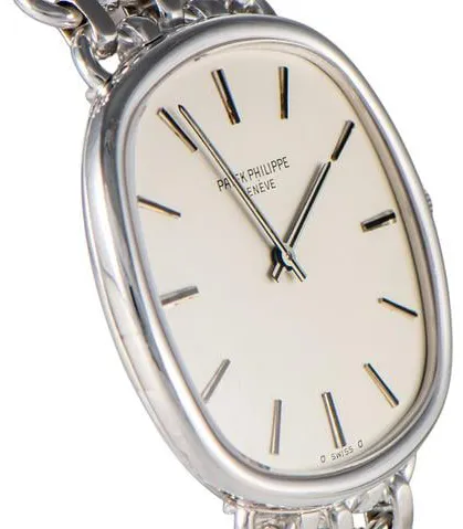 Patek Philippe Golden Ellipse 3644/2 33mm White gold Silver 2