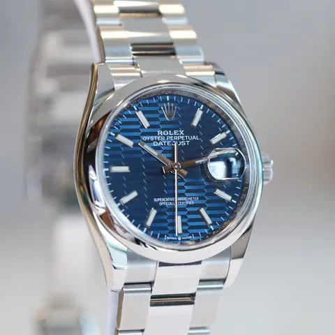 Rolex Datejust 36 126200 36mm Stainless steel Blue